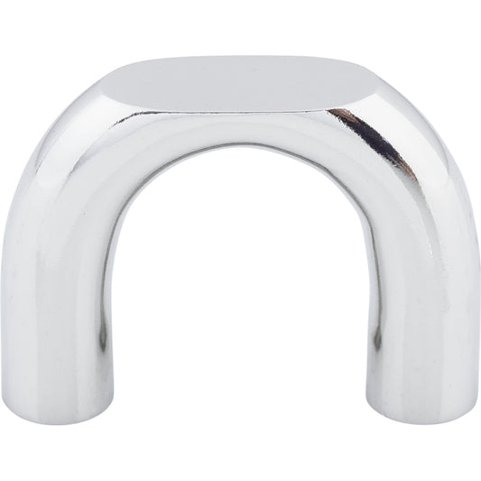 TOP KNOBS M547 Curved 1 1/4" Center to Center Bar Pull , Polished Chrome