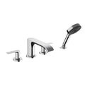 HANSGROHE 75443001 Vivenis 4-Hole Roman Tub Set Trim with 1.75 GPM Handshower - Chrome