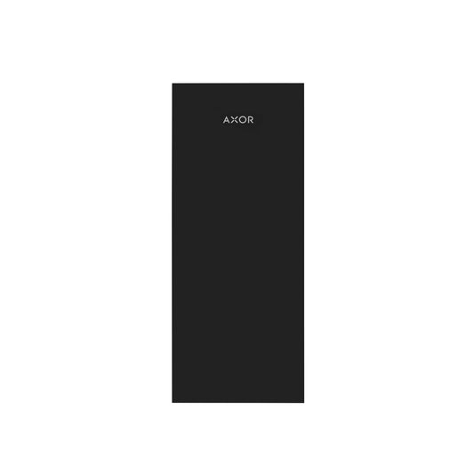 AXOR MyEdition Black Glass Plate 245 in Matte Black