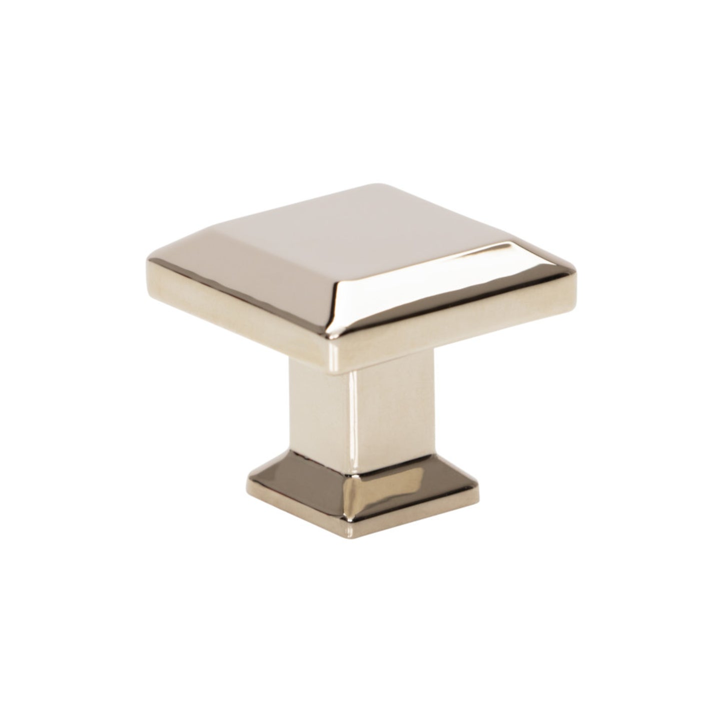 ATLAS A660-PN Sweetbriar Lane 1 1/4" Length Square Knob - Polished Nickel