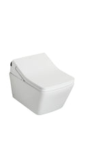 TOTO CWT4494049CMFGA#MS Washlet+ Sp Wall-Hung Square-Shape Toilet With Sx Bidet Seat And Duofit In-Wall 1.28 And 0.9 Gpf Auto Dual-Flush Tank System - Matte Silver