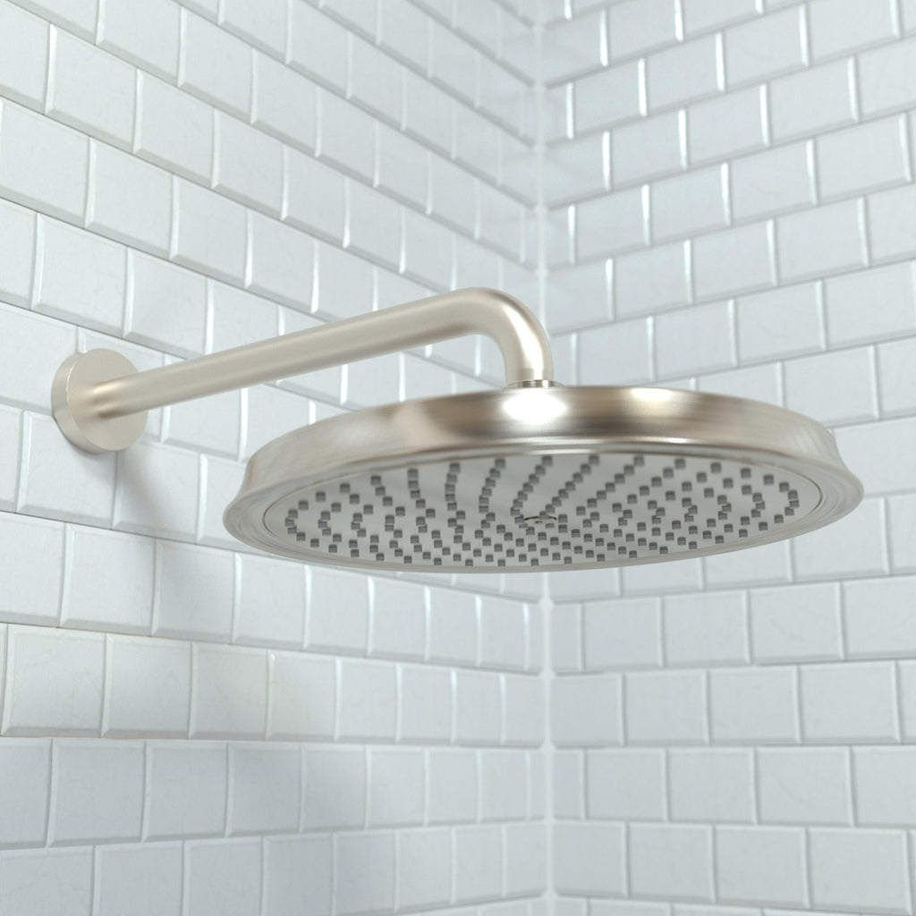 HANSGROHE 28427821 Raindance Classic Showerhead 240 1-Jet, 2.5 GPM - Brushed Nickel