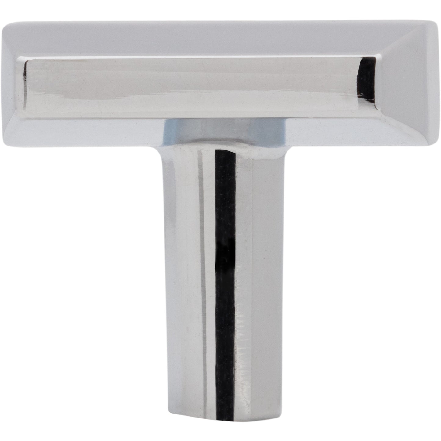 ELEMENTS 641PC William 1-1/4" Length Square Knob - Polished Chrome