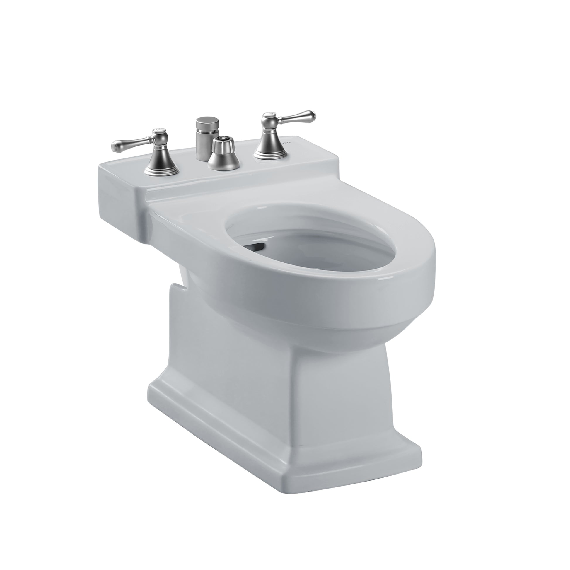 TOTO BT930B#11 Lloyd Deck Mount Vertical Spray Flushing Rim Bidet - Colonial White
