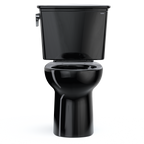 TOTO CST785CEF#51 Drake Transitional Two-Piece Round 1.28 Gpf Universal Height Tornado Flush Toilet - Ebony