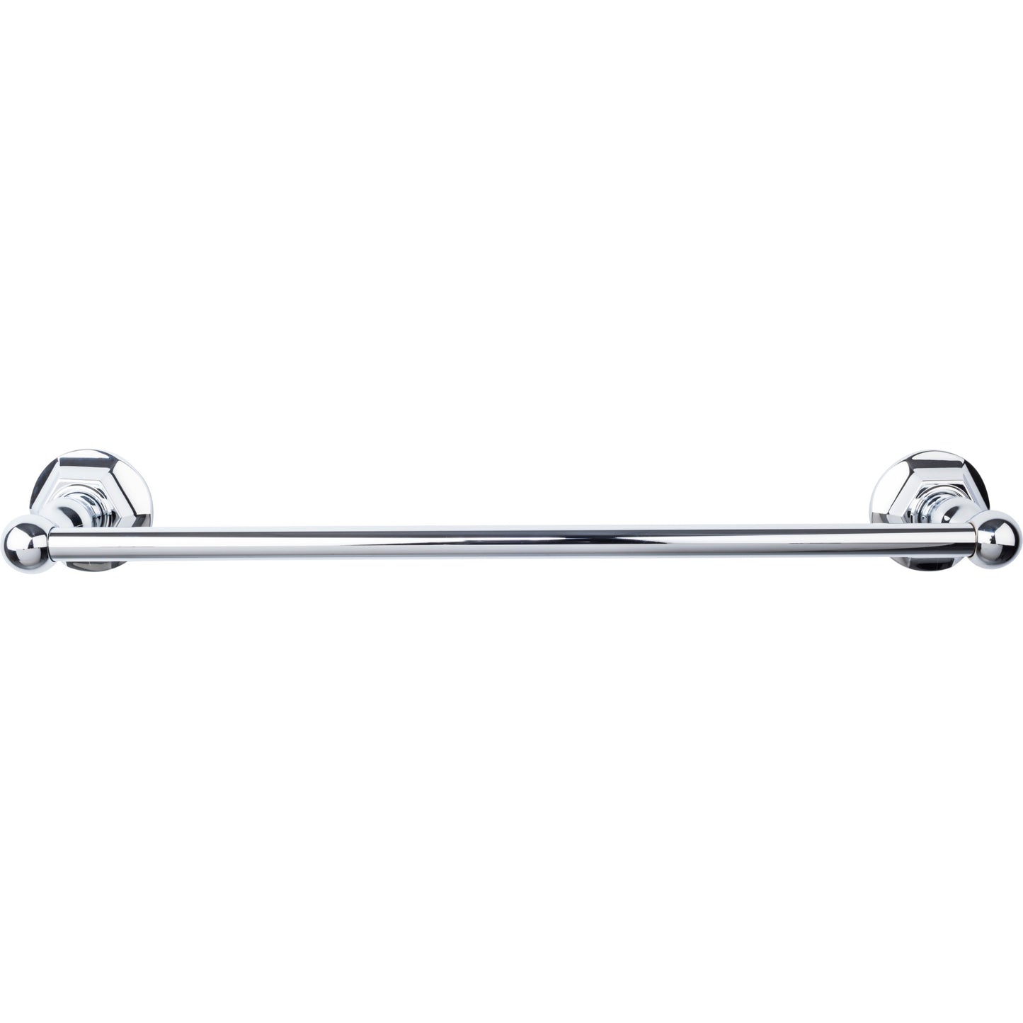 TOP KNOBS ED6PCB TOP BATH (R) Edwardian Bath Single 20 1/2" Wall Mounted Towel Bar - Polished Chrome