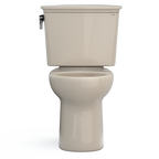 TOTO CST785CEFG#03 Drake Transitional Two-Piece Round 1.28 Gpf Universal Height Tornado Flush Toilet With Cefiontect - Bone