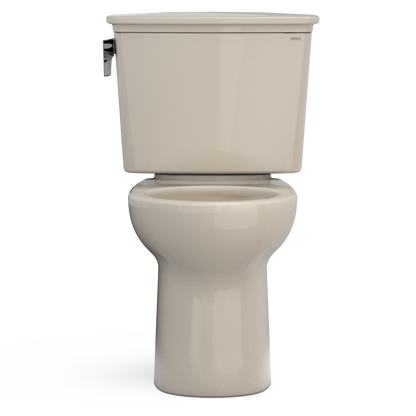 TOTO CST785CEFG#03 Drake Transitional Two-Piece Round 1.28 Gpf Universal Height Tornado Flush Toilet With Cefiontect - Bone