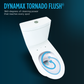 TOTO CST446CEMFGN#01 Aquia IV Two-Piece Elongated Dual Flush 1.28 and 0.9 GPF Toilet with CEFIONTECT , Cotton White