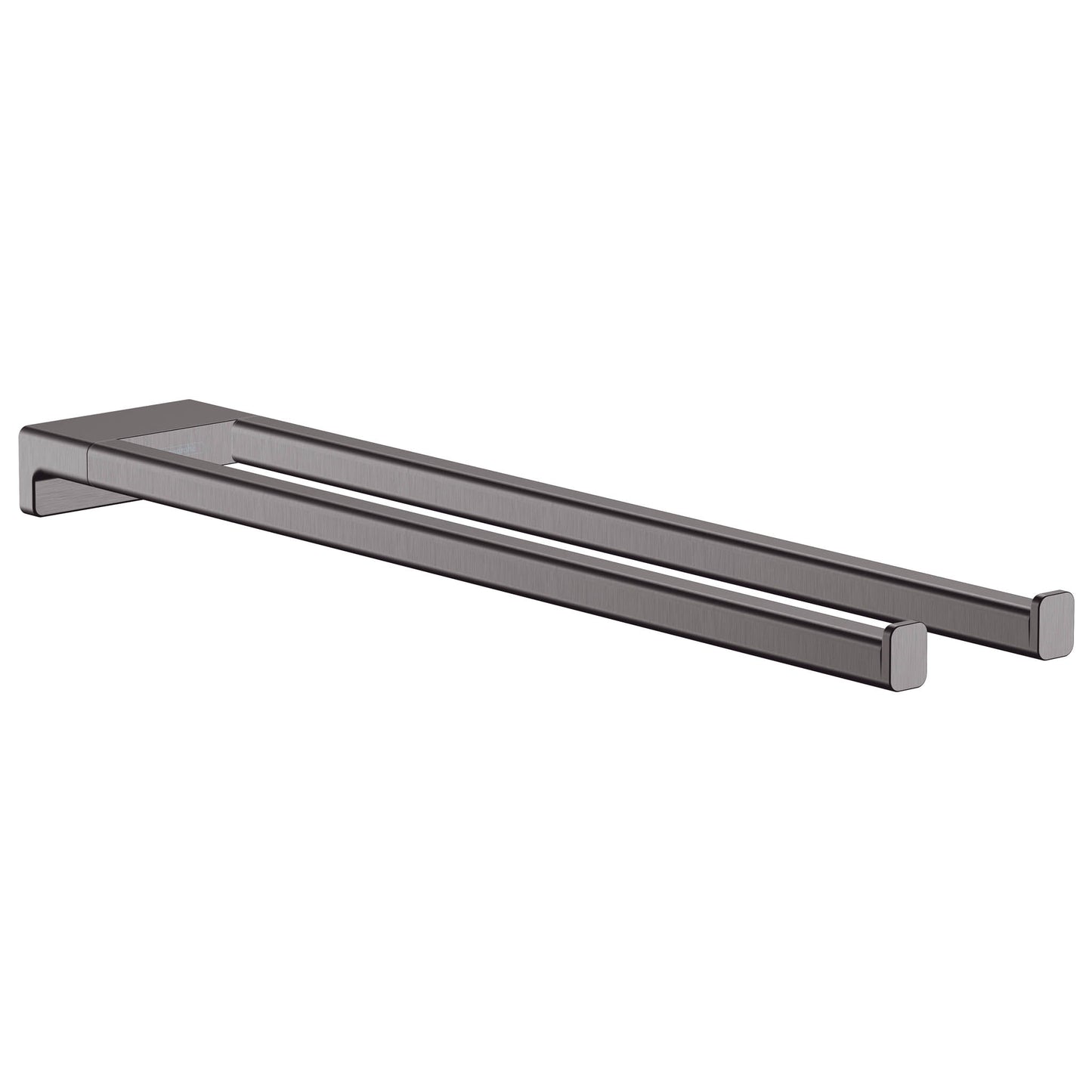 HANSGROHE 41770340 AddStoris Dual  Towel Bar - Brushed Black Chrome