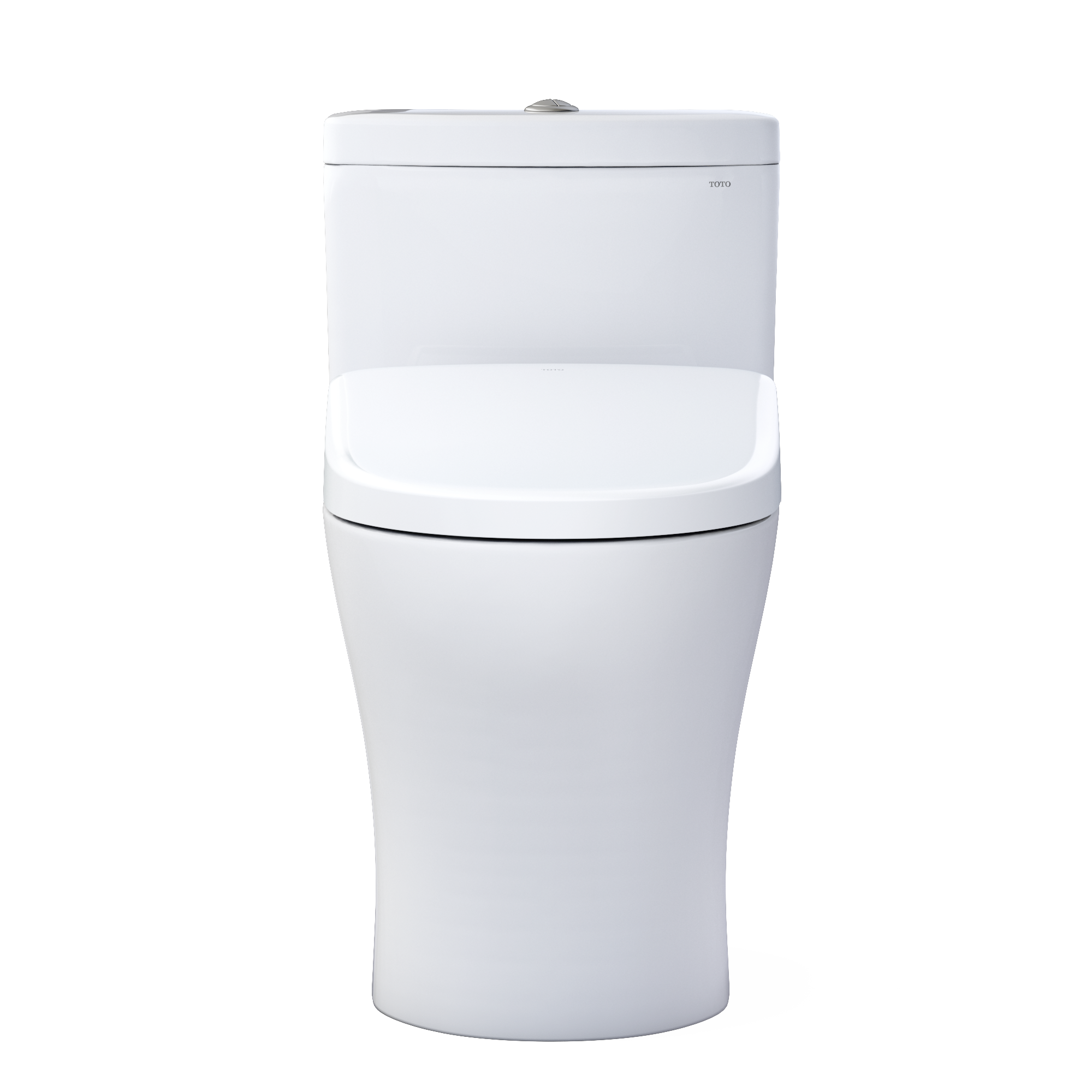 TOTO MW6464736CEMFGN#01 Washlet+ Aquia Iv One-Piece Elongated Dual Flush 1.28 And 0.9 Gpf Toilet With S7A Contemporary Electric Bidet Seat - Cotton White