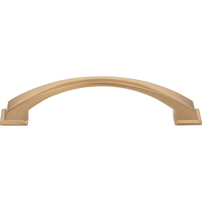 JEFFREY ALEXANDER 944-128SBZ Roman 128 mm Center-to-Center Arch Pull - Satin Bronze
