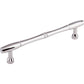 TOP KNOBS M721-7 Nouveau Bamboo 7" Center to Center Bar Pull - Polished Chrome