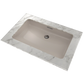 TOTO LT191G#03 Rectangular Undermount Bathroom Sink with CEFIONTECT , Bone