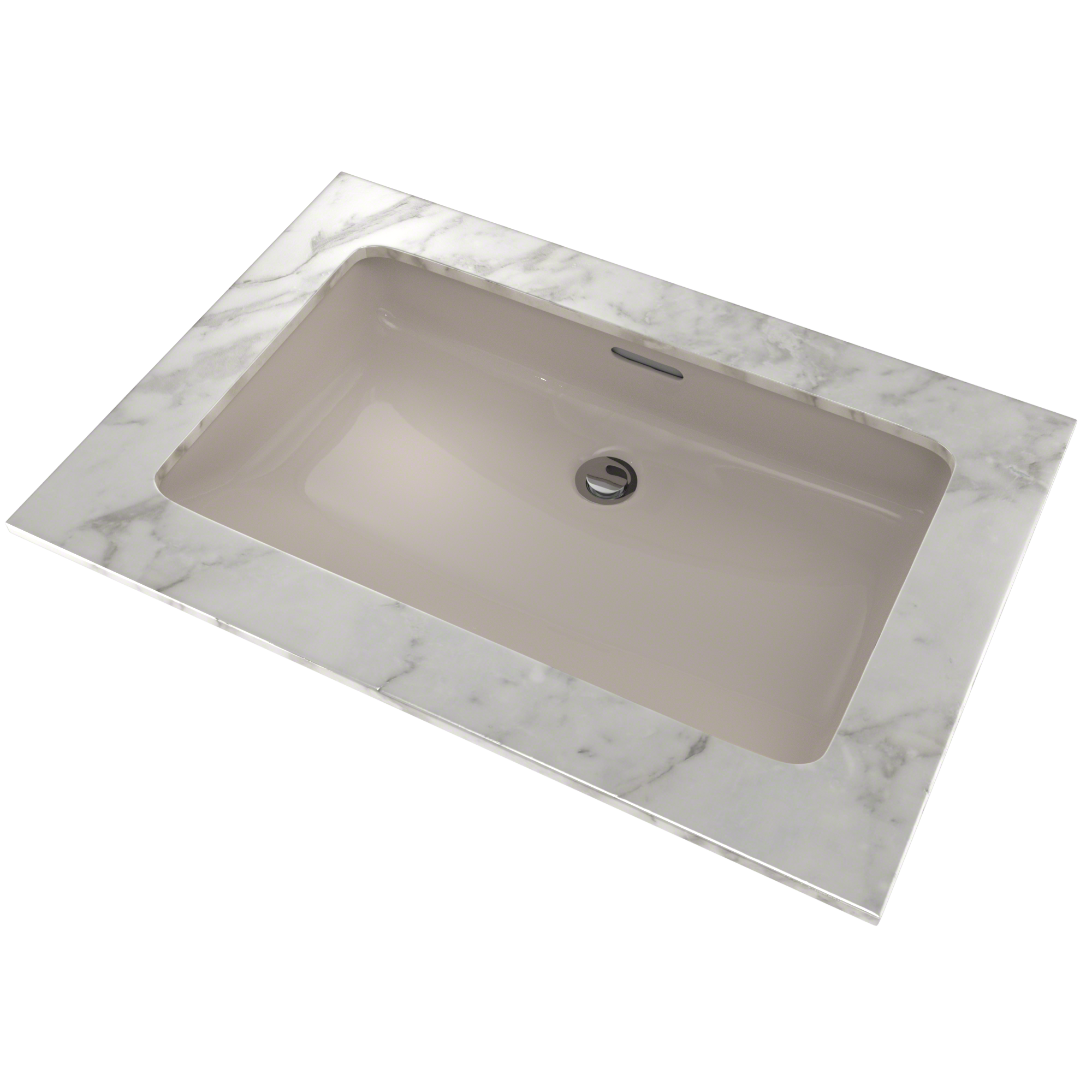 TOTO LT191G#03 Rectangular Undermount Bathroom Sink With Cefiontect - Bone