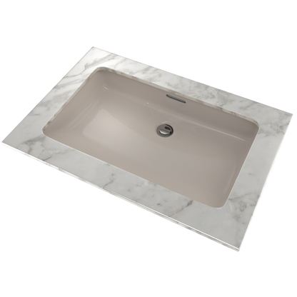 TOTO LT191G#03 Rectangular Undermount Bathroom Sink With Cefiontect - Bone