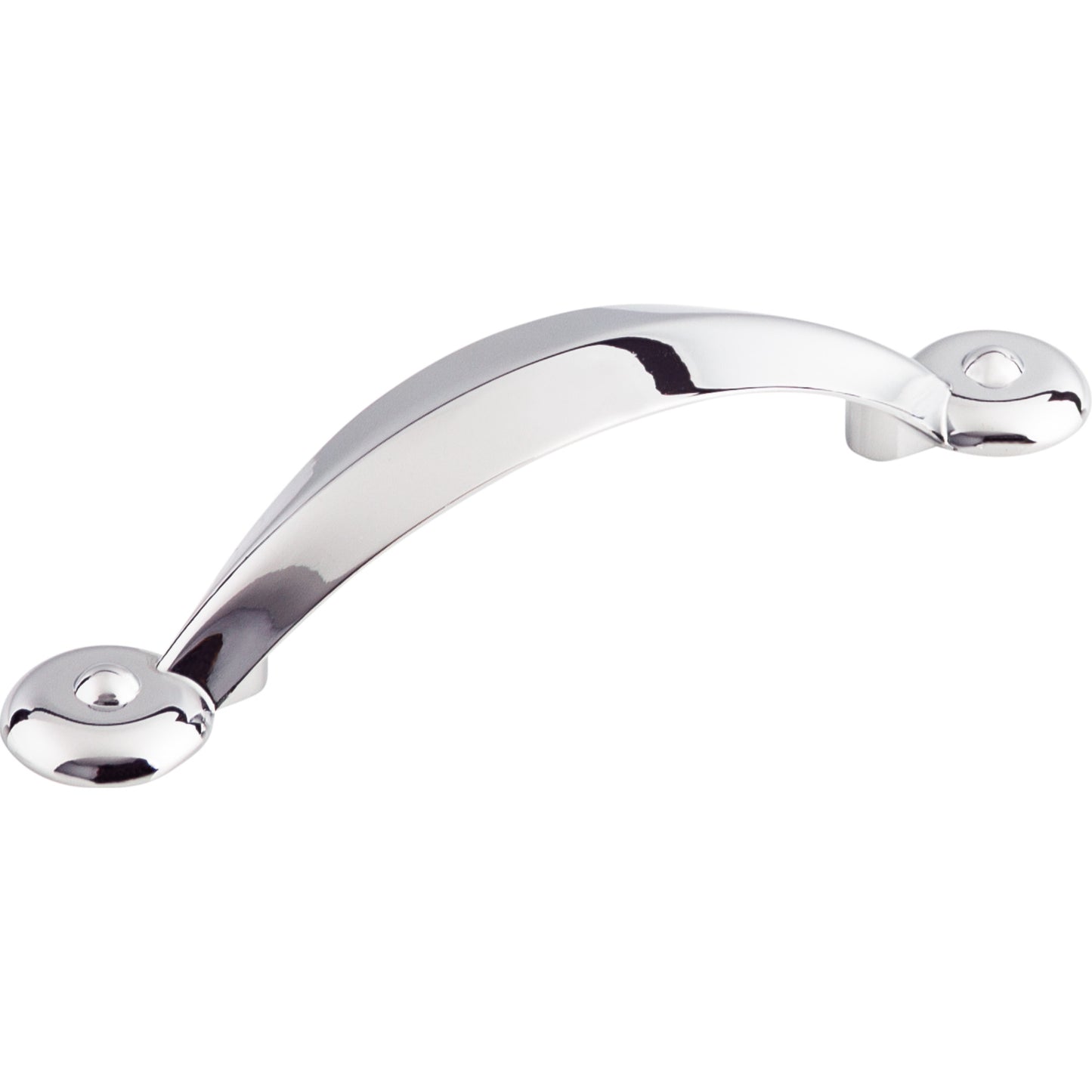 TOP KNOBS M1727 Angle 3" Center to Center Bar Pull - Polished Chrome