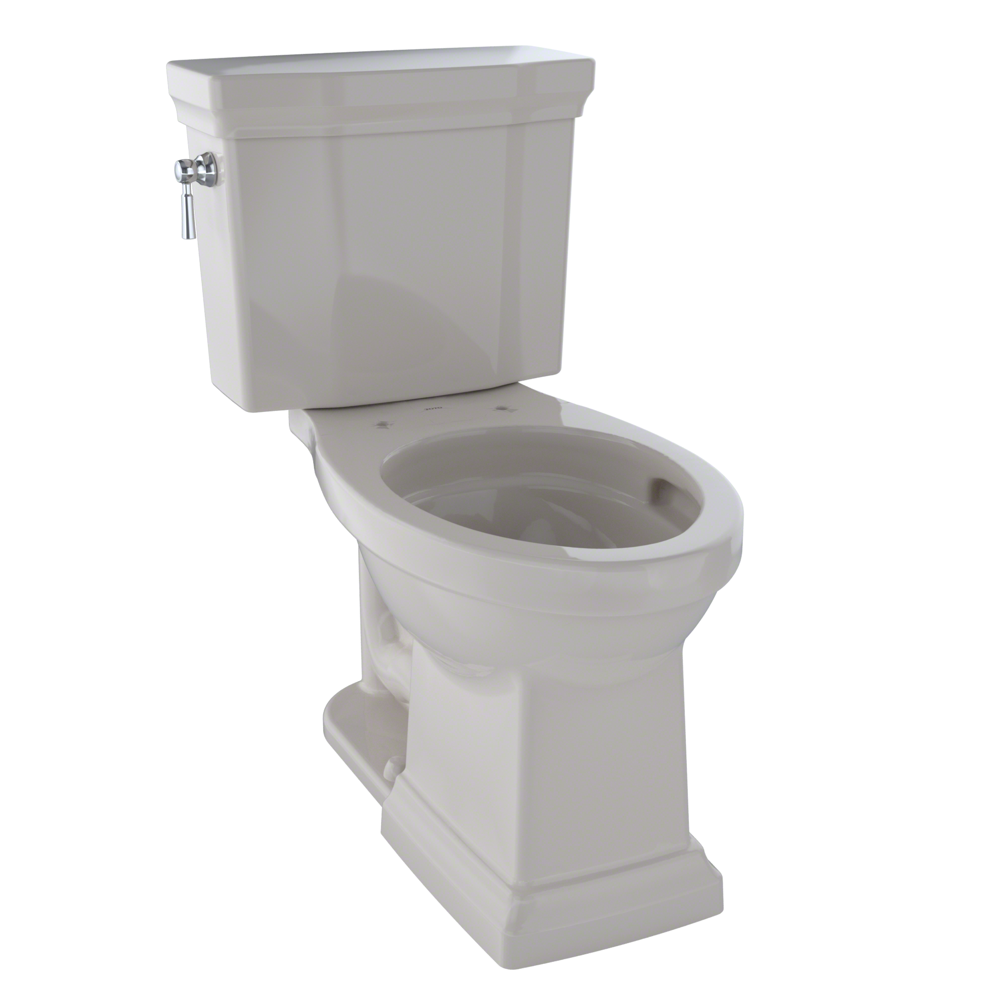 TOTO CST404CEFG#12 Promenade Ii Two-Piece Elongated 1.28 Gpf Universal Height Toilet With Cefiontect - Sedona Beige
