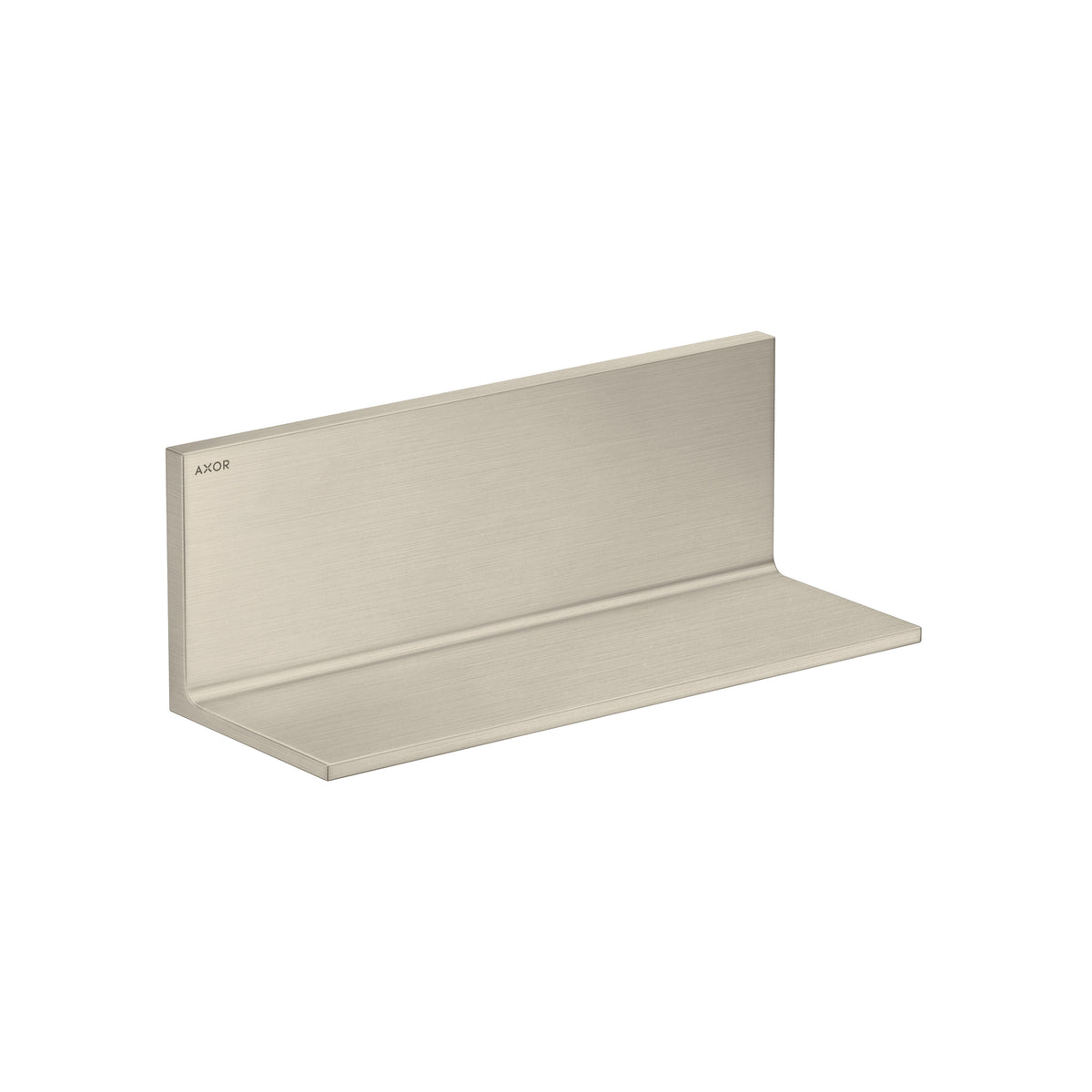 AXOR 42644820 Universal Rectangular Shelf, 12" - Brushed Nickel