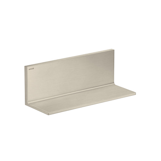 AXOR 42644820 Universal Rectangular Shelf, 12" - Brushed Nickel