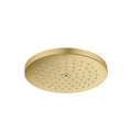 HANSGROHE 26928251 Raindance S Showerhead 180 1-Jet PowderRain, 2.5 GPM - Brushed Gold Optic