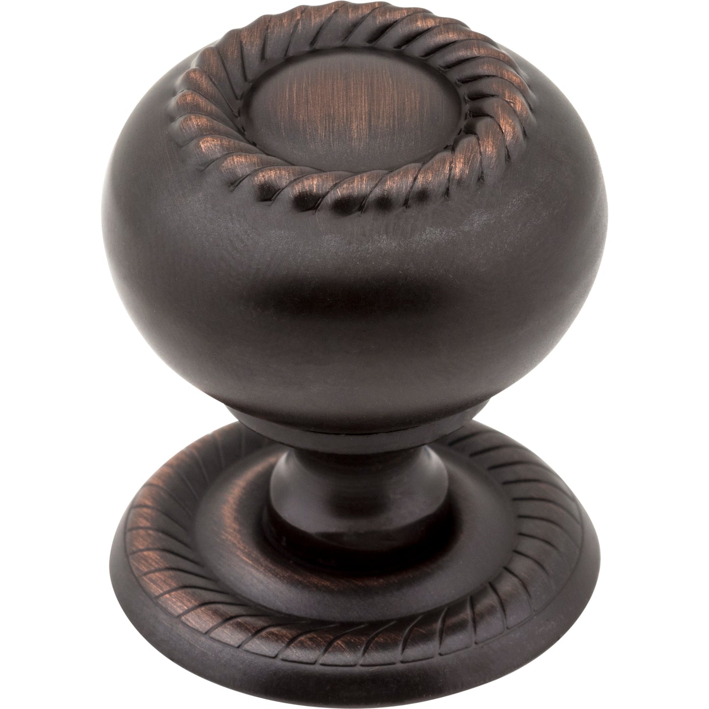 JEFFREY ALEXANDER S6060DBAC Rhodes 1-1/4" Diameter Mushroom Knob , Brushed Oil Rubbed Bronze