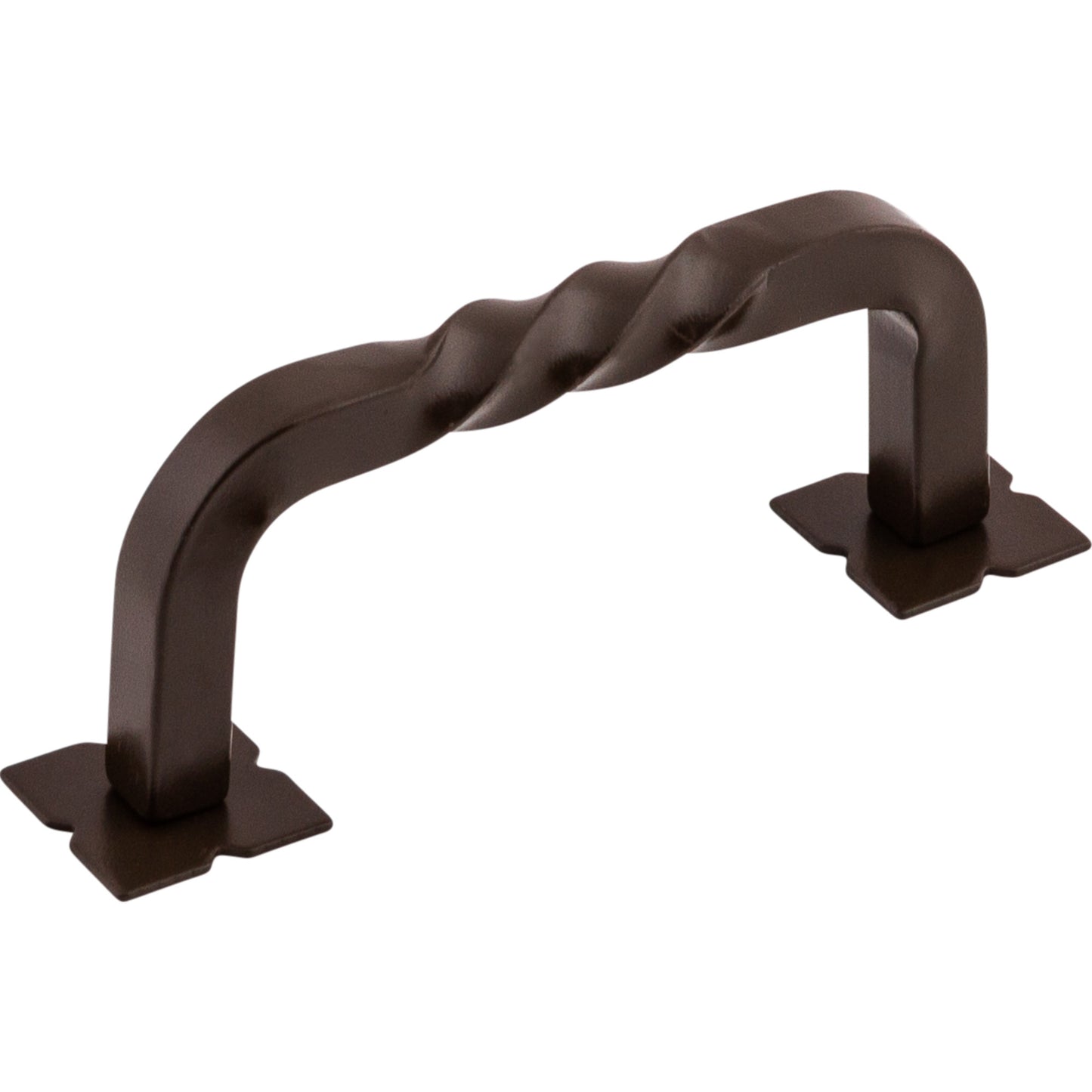 TOP KNOBS M783 Square Twist 3" Center to Center Bar Pull - Oil Rubbed Bronze