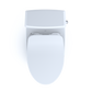 TOTO MS494234CEMFRG#01 Connelly Two-Piece Elongated Dual Flush 1.28 and 0.9 GPF with CEFIONTECT and Right Lever , Cotton White