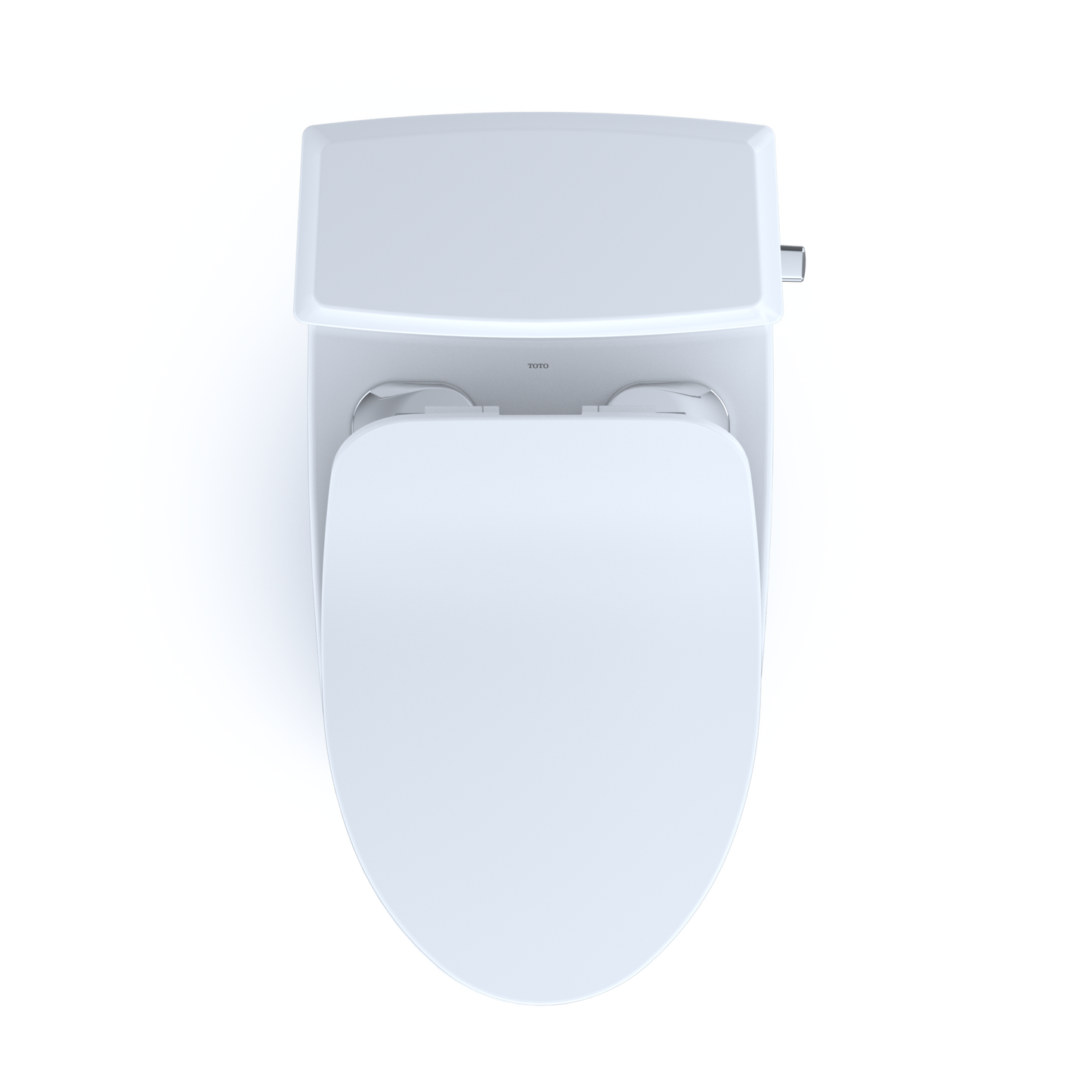 TOTO MS494234CEMFRG#01 Connelly Two-Piece Elongated Dual Flush 1.28 and 0.9 GPF with CEFIONTECT and Right Lever , Cotton White