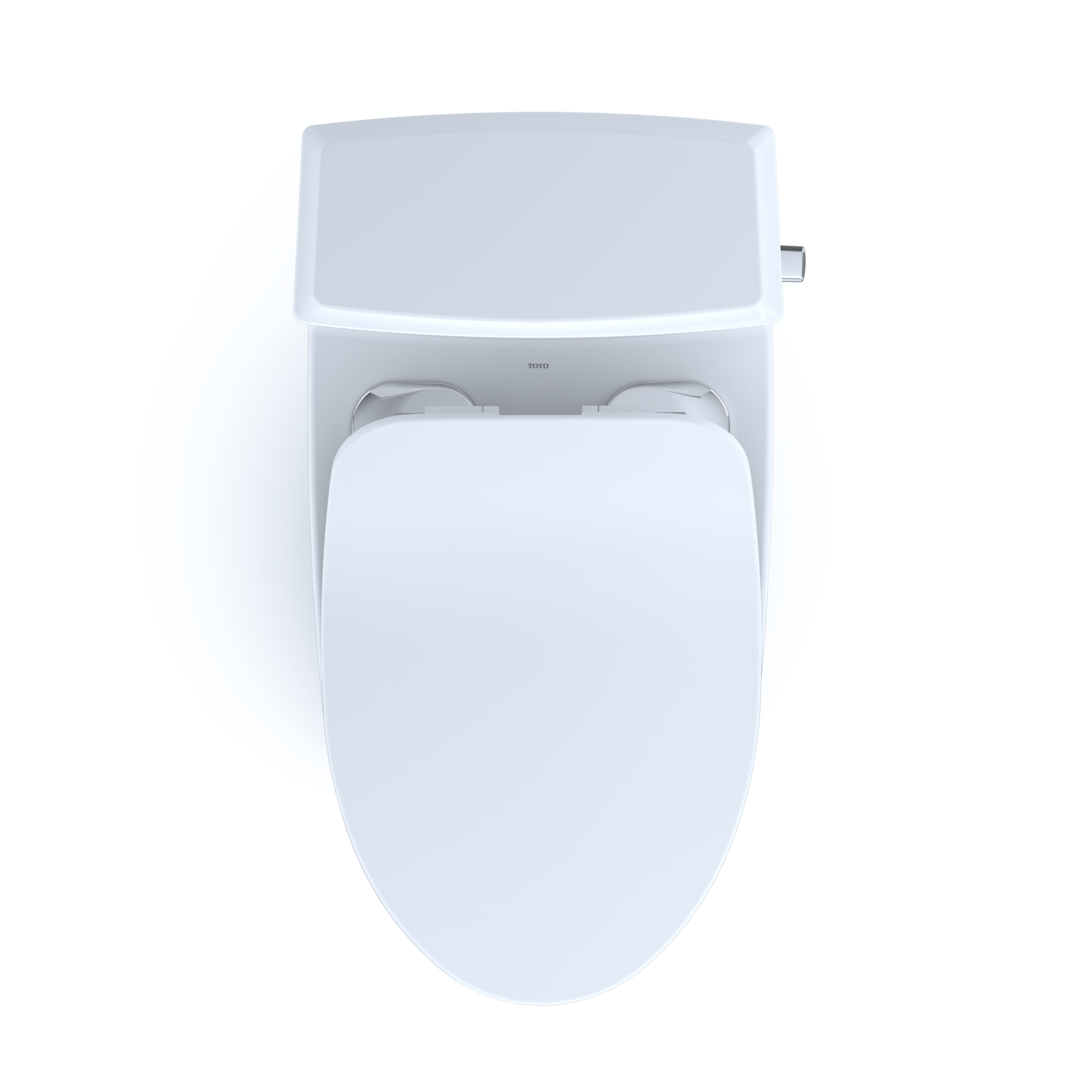 TOTO MS494234CEMFRG#01 Connelly Two-Piece Elongated Dual Flush 1.28 And 0.9 Gpf With Cefiontect And Right Lever - Cotton White