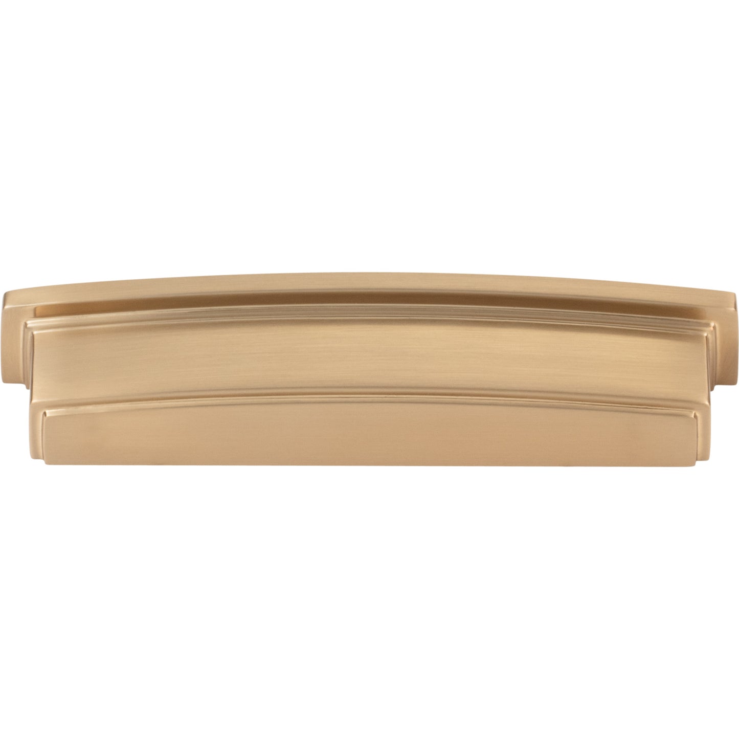 JEFFREY ALEXANDER 141-128SBZ Renzo 128 mm Center-to-Center Cup/Bin Pull - Satin Bronze