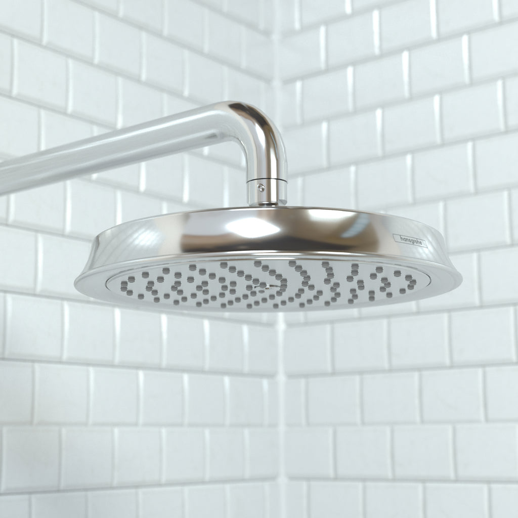HANSGROHE 28421001 Raindance Classic Showerhead 180 1-Jet, 2.5 GPM - Chrome