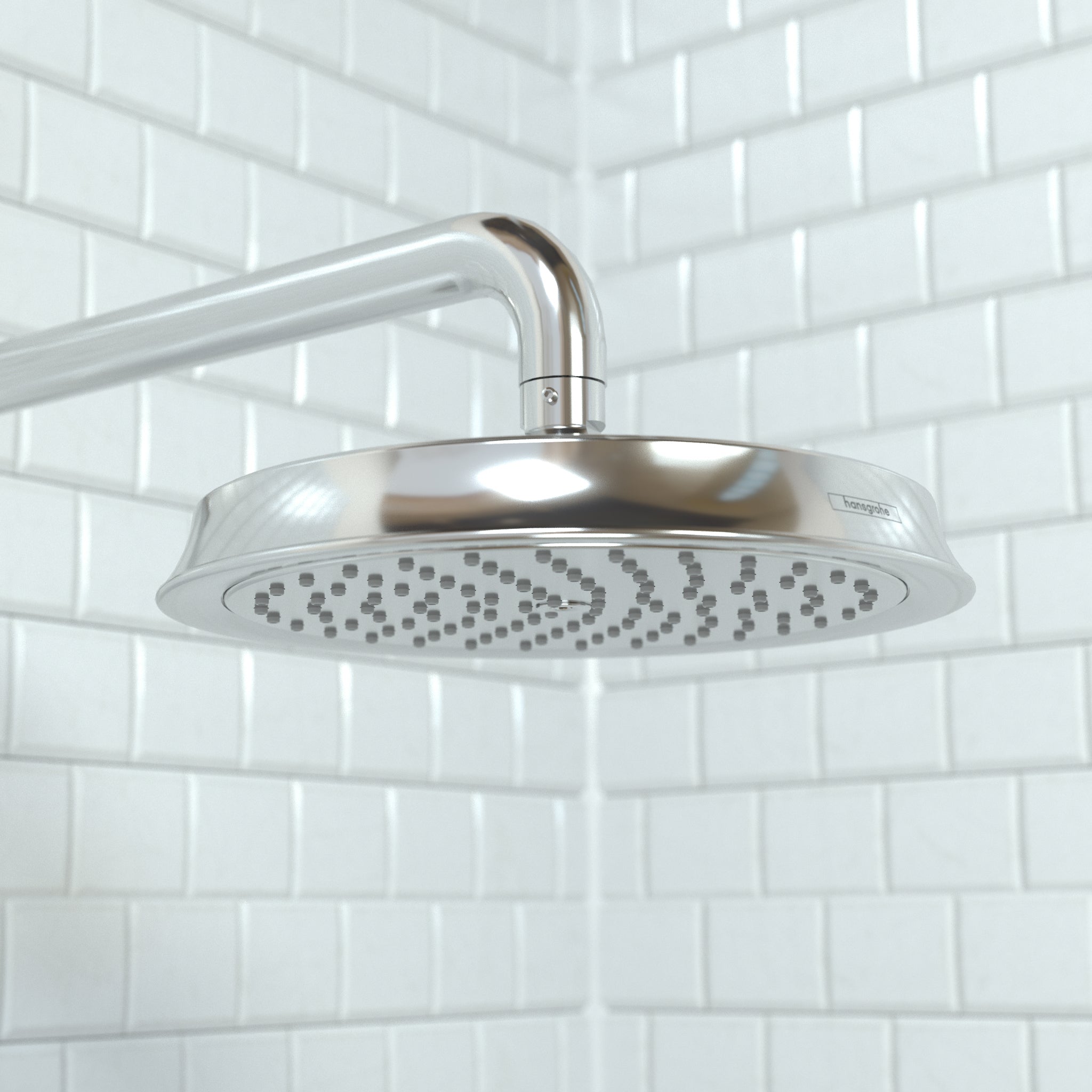 HANSGROHE 28421001 Raindance Classic Showerhead 180 1-Jet, 2.5 GPM - Chrome