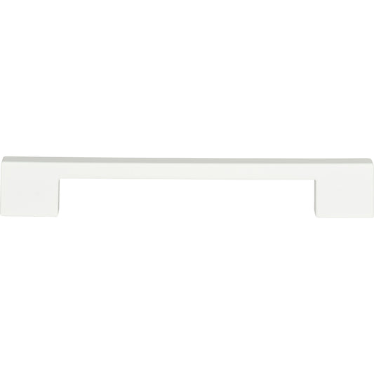 ATLAS A826-WG Thin Square 7 9/16" Center to Center Bar Pull - High White Gloss