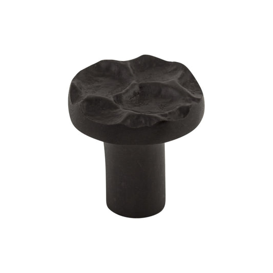 TOP KNOBS TK295CB Cobblestone 1 1/8" Diameter Round Knob - Coal Black