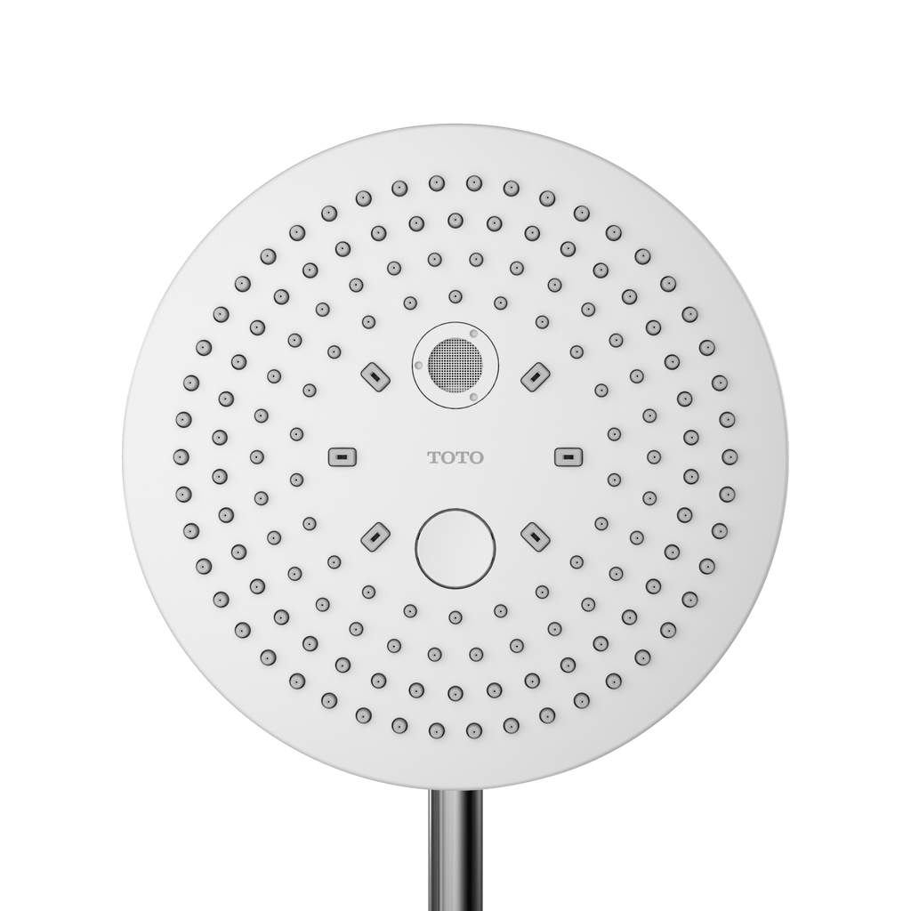 TOTO TBW01004U1#CP G Series 2.5 Gpm Two Spray Function 8.5 Inch Round Showerhead With Comfort Wave And Warm Spa - Polished Chrome
