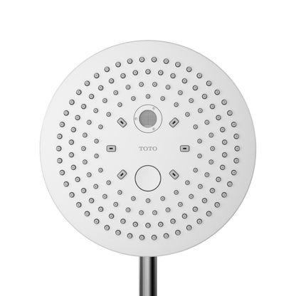 TOTO TBW01004U1#CP G Series 2.5 Gpm Two Spray Function 8.5 Inch Round Showerhead With Comfort Wave And Warm Spa - Polished Chrome