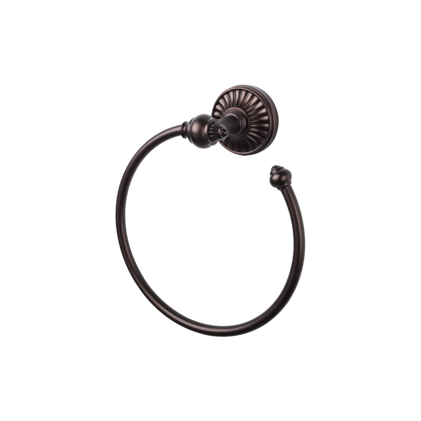 TOP KNOBS TUSC5ORB TOP BATH (R) Tuscany Bath  Towel Ring , Oil Rubbed Bronze