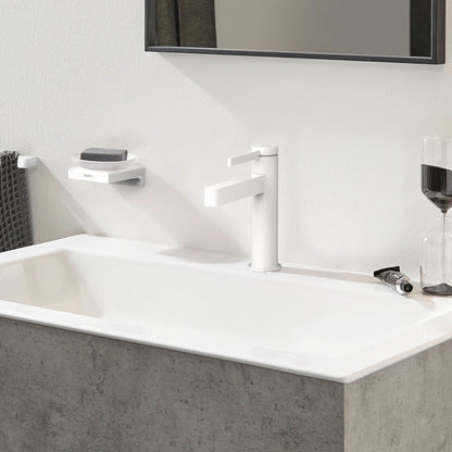 HANSGROHE 76020701 Finoris Single-Hole Faucet 110 with Pop-Up Drain, 1.2 GPM - Matte White