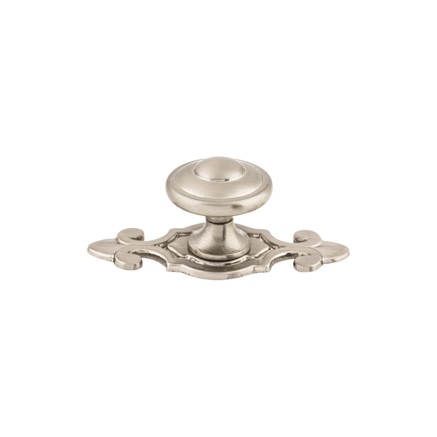 TOP KNOBS M2135 Canterbury 1 1/4" Diameter Round Knob - Brushed Satin Nickel