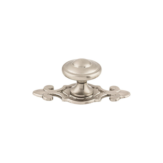 TOP KNOBS M2135 Canterbury 1 1/4" Diameter Round Knob - Brushed Satin Nickel