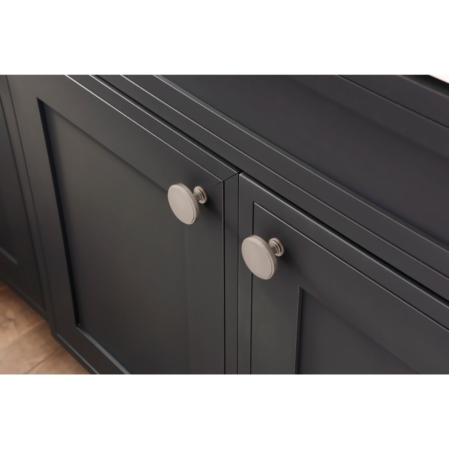 JEFFREY ALEXANDER 171SN Richard 1-1/4" Diameter Round Knob - Satin Nickel