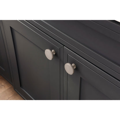 JEFFREY ALEXANDER 171SN Richard 1-1/4" Diameter Round Knob - Satin Nickel