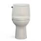 TOTO MS604124CEFG#12 UltraMax II One-Piece Elongated 1.28 GPF Universal Height Toilet with CEFIONTECT and SS124 SoftClose Seat , Sedona Beige