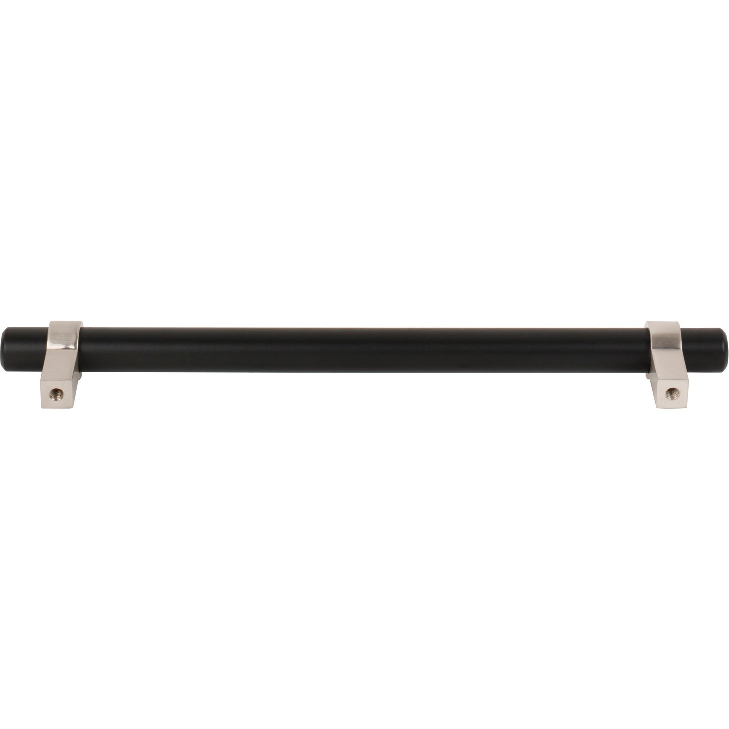 JEFFREY ALEXANDER 5192MBSN Key Grande 192 mm Center-to-Center Bar Pull - Matte Black w/Satin Nickel