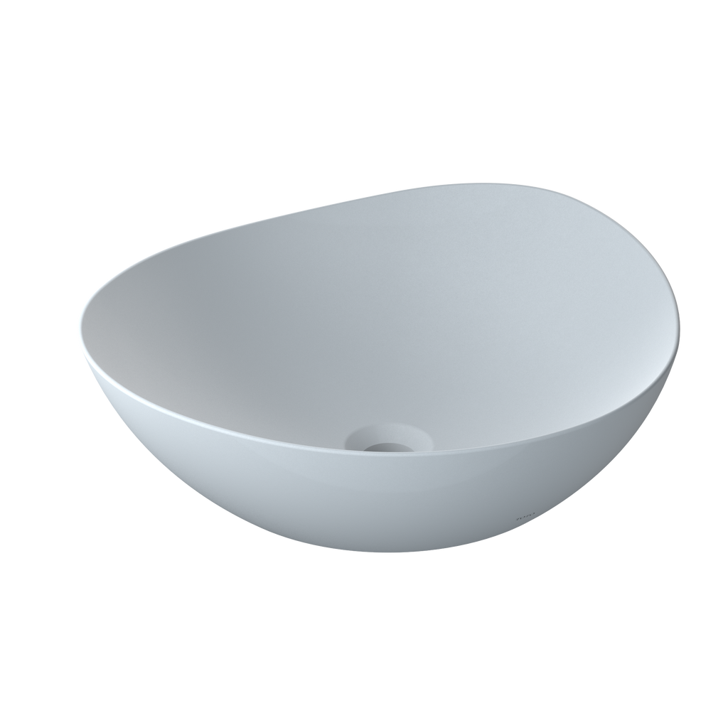 TOTO LT477MT#CMW Kiwami Asymmetrical Vessel Bathroom Sink With Cefitontect - Clean Matte