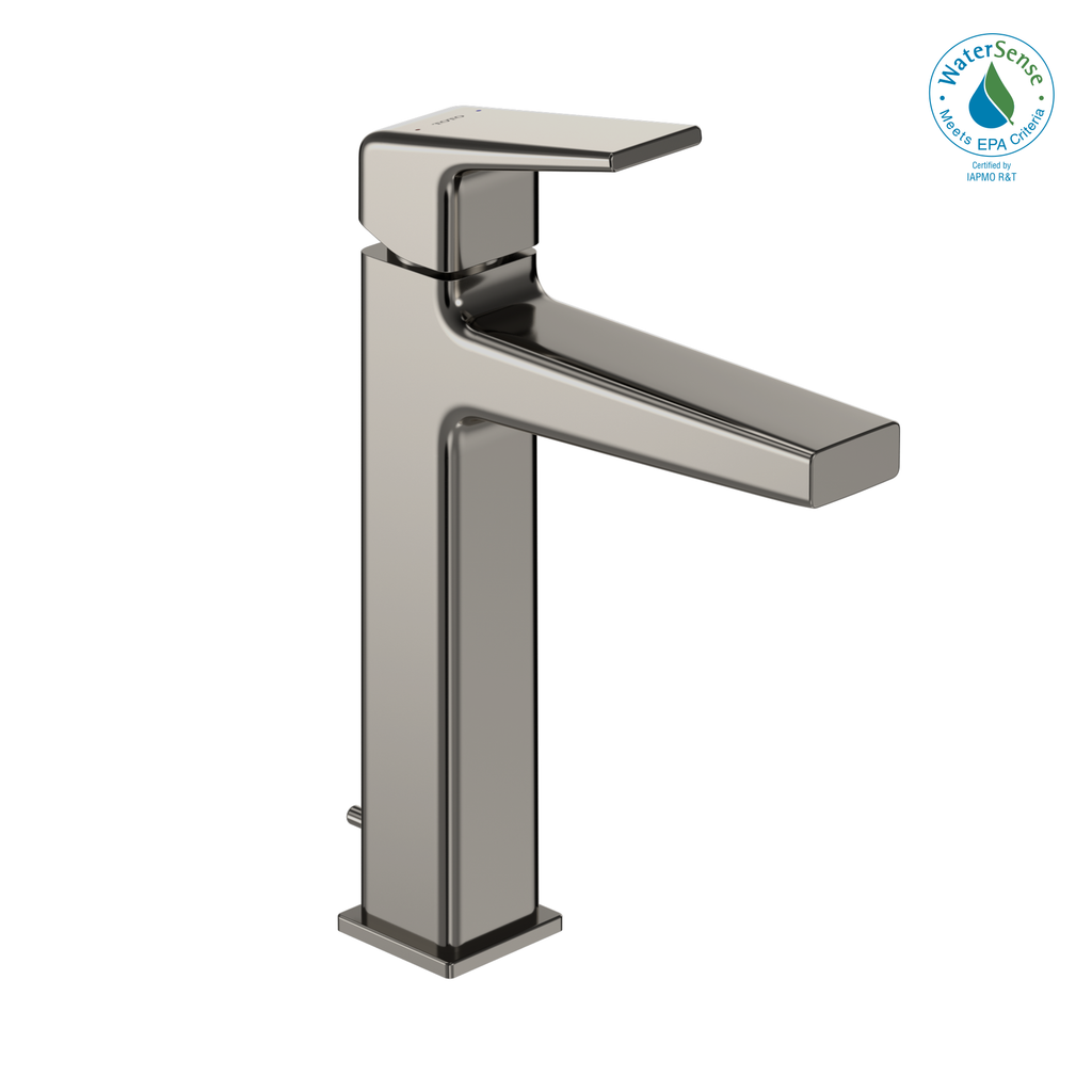 TOTO TLG10303U#PN Gb 1.2 Gpm Single Handle Semi-Vessel Bathroom Sink Faucet With Comfort Glide Technology - Polished Nickel