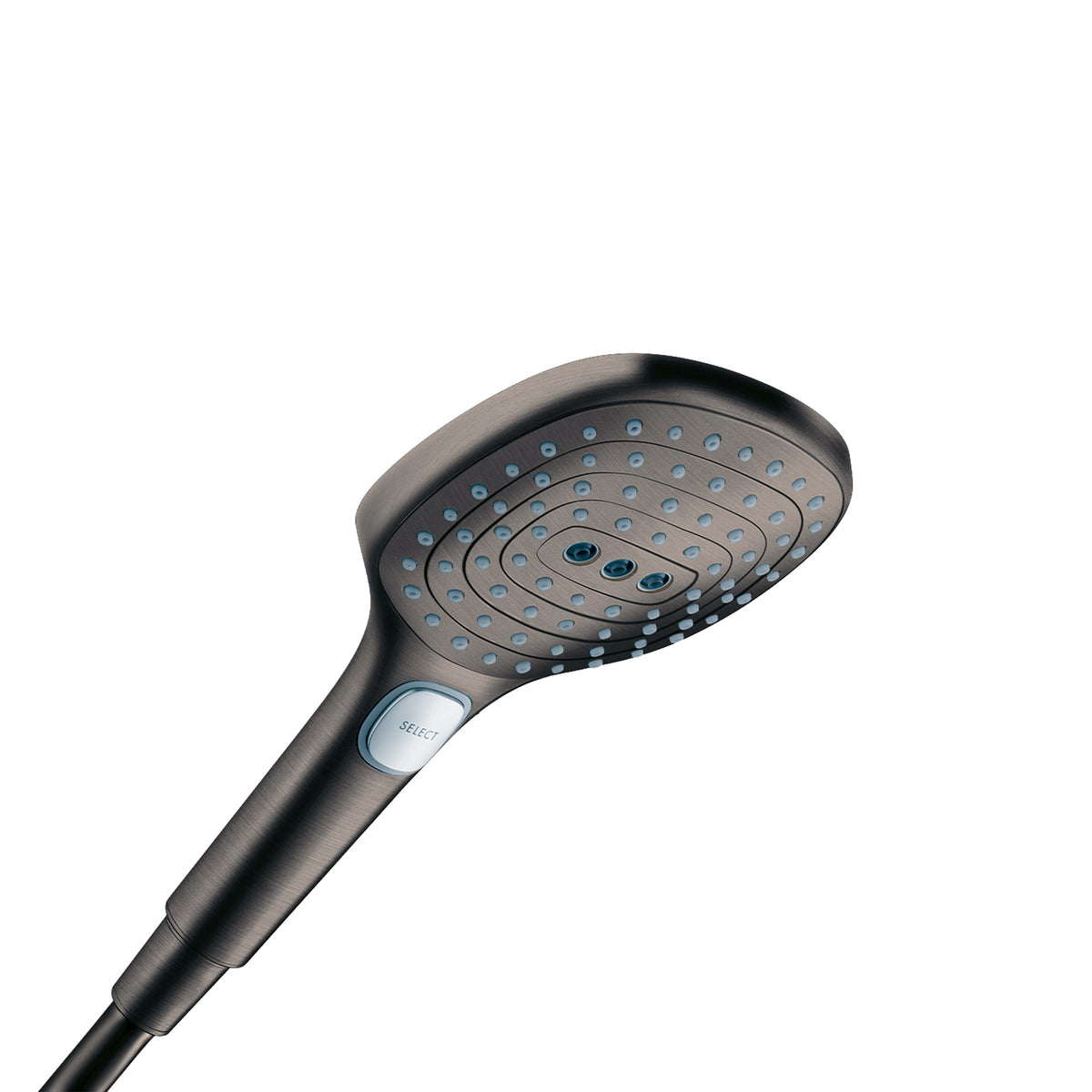 HANSGROHE 04528340 Raindance Select E Handshower 120 3-Jet, 2.0 GPM - Brushed Black Chrome