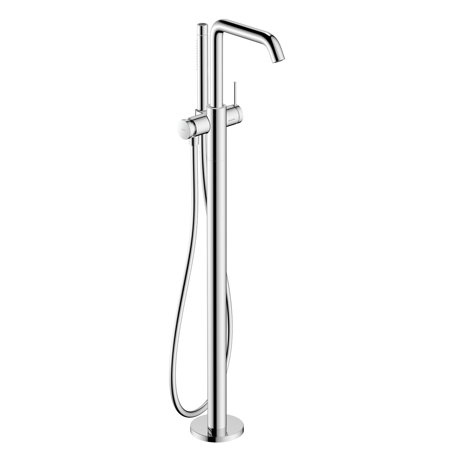 HANSGROHE 73440001 Tecturis S Freestanding Tub Filler with 1.75 GPM Handshower - Chrome