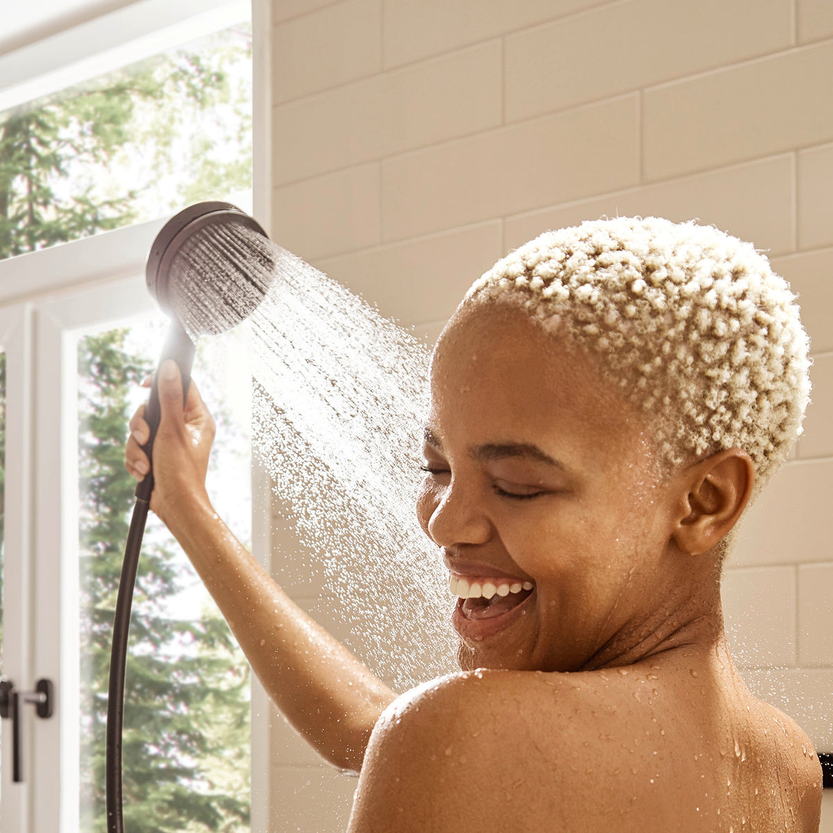 HANSGROHE 04917670 Pulsify S Handshower Set 105 3-Jet, 2.5 GPM - Matte Black